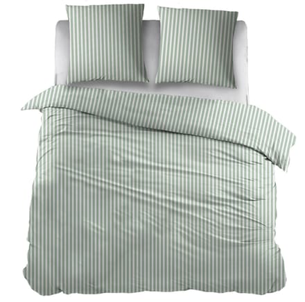 Snoozing Iris Dekbedovertrek - Extra breed - 260x200/220 cm - Green