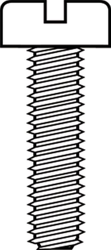 Metaalschroeven Rvs Cil.Kop M4x50 - 200 stuks