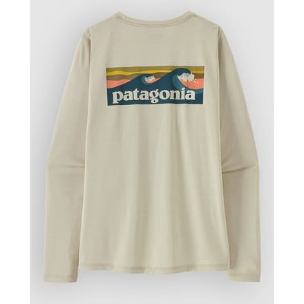 Patagonia Cap Cool Daily - Boardshort Logo Lycra met lange mouwen wit