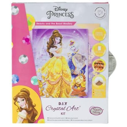 Disney Beauty and the Beast Medley, Crystal Art Kit Mozaïek