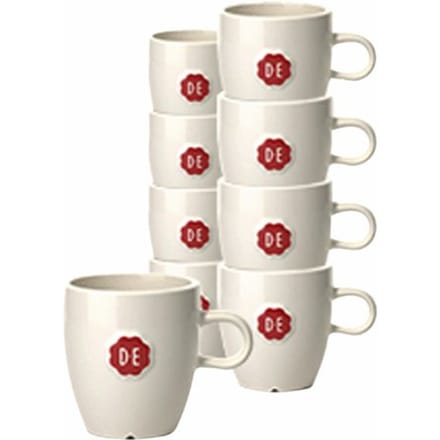 Kopje Douwe Egberts espresso 70ml wit 12 stuks