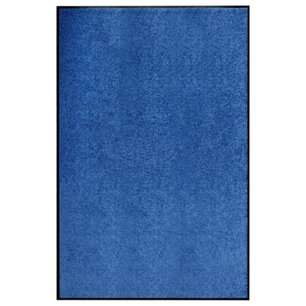vidaXL - Deurmat - wasbaar - 120x180 - cm - blauw