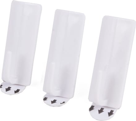 Benson Zelfklevende haken - Verwijderbaar - 2 x 5 cm - Wit - 3 stuks