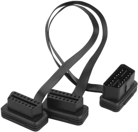 OBD2 verlengkabel Y-splitter 16-pins stekker voor auto diagnose