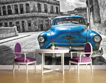 Vintage Car Photo Wallcovering
