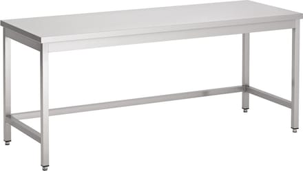 Werktafel | open onderstel | 70cm | RVS | Combisteel | 7812.0186