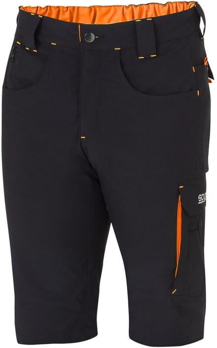 Sparco Werkbroek Kort Tech Light Laredo - Zwart — Oranje — M