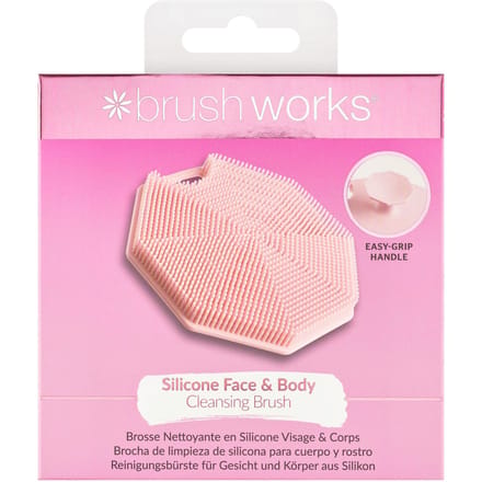 brushworks Silicone Face &amp; Body Cleansing Brush 1 st