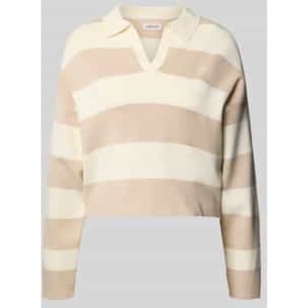 Guess Jeans W6rr16z3fc2 Lange Mouw Poloshirt Beige S Vrouw