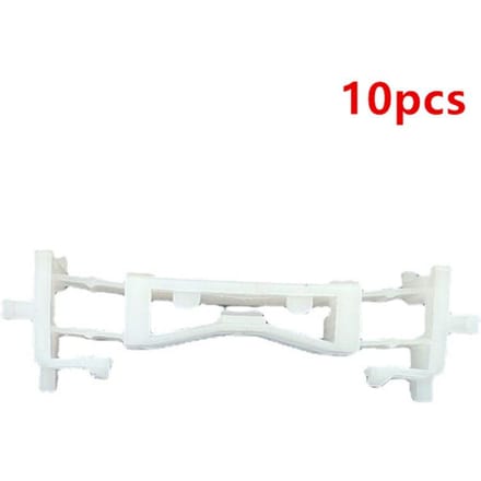 10 Stuks Daklijst Drip Rail Clips Voor 02-16 Mitsubishi Lancer EVO Outlander Ex white