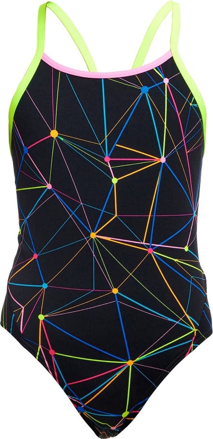 Star Sign Diamond back one piece - Meisjes | Funkita | Maat 128