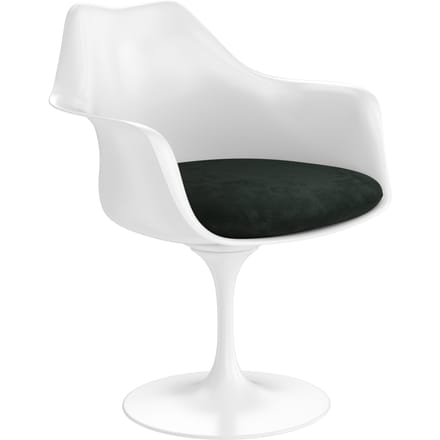 Knoll International Saarinen Tulip Armleunstoel - Eva 169 - cactus - wit