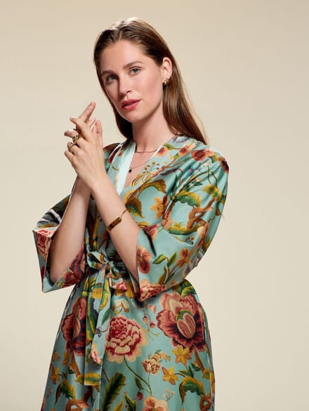 Essenza Juliet Roselina Kimono Surf green - L