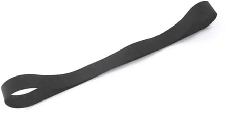 Platte spanrubbers – 320 mm – zwart