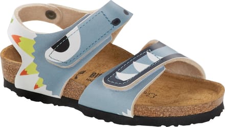 Birkenstock -Palu Monster Blue narrow Fun Print met klittenband - maat 29