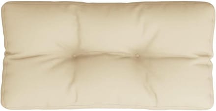 Palletkussen - Buiten kussen Zitkussen - Buiten Meubels - Waterdicht Polyester - 70x40x12 cm - Beige