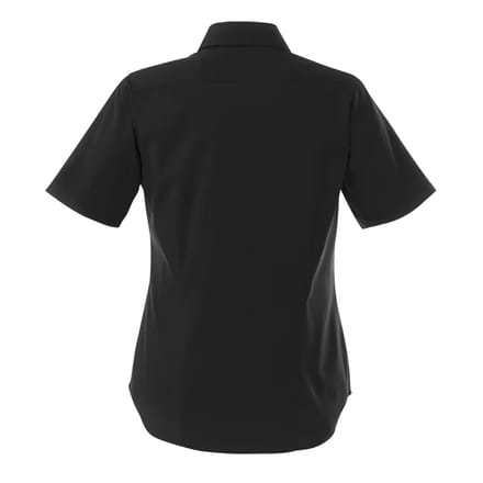Premier Dames/Dames Handtekening Oxford Short Sleeve Work Shirt (Zwart)