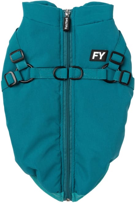Fuzzyard Hondenjas Flash - Hondenkleding - Teal Size 2