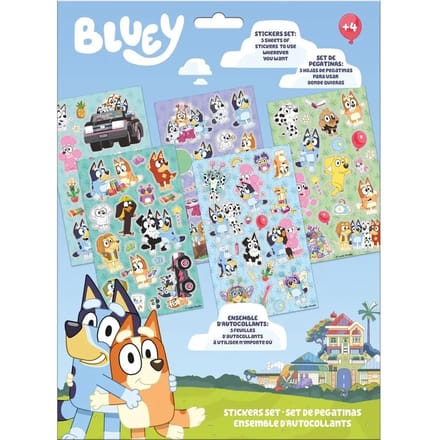 Stickers Kids Licensing Bluey
