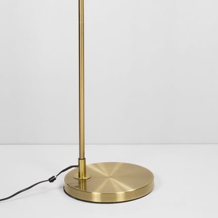 Design staande lamp Connor - smoke glas met spiegeleffect