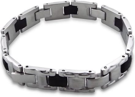 Montebello Armband Celebes - 316L Staal - Rubber - 10mm - 20cm