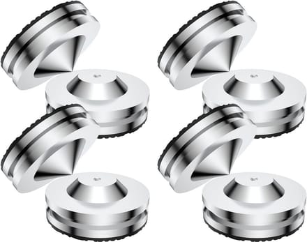 Hoogte Verstelbare Subwoofer Spikes - 4 Stuks Luidsprekervoeten voor Verbeterde Geluidskwaliteit