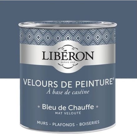 Liberon Velours De Peinture Muurverf - Mat - Bleu De Chauffe - 2,5l