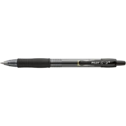 Pilot G-2 – Gel Ink Zwarte Rollerball pen – Fine Tip