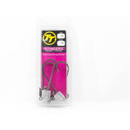 Tête plombée Tackle Tactics TT Stingers 3/8 oz 6/0 3/paquet (2218)