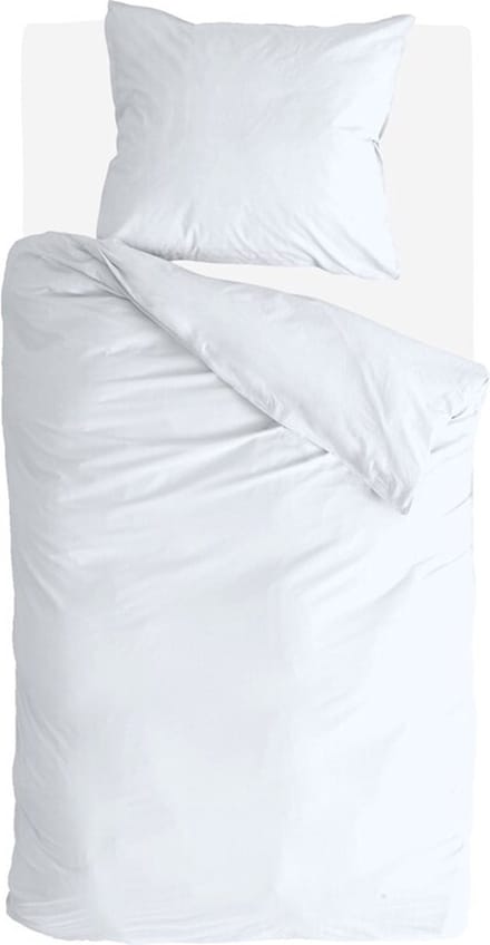 Byrklund Dekbedovertrek Sleep Softly - 135x200 - 100% Katoen - Wit