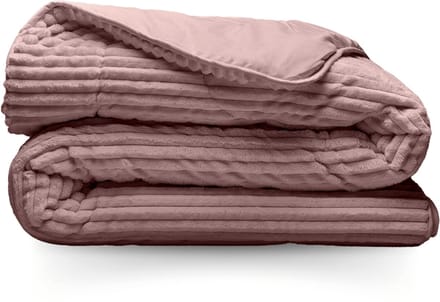 Zelesta Special Teddy Groove Dekbed - Oud Roze 160x220cm