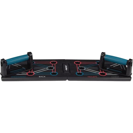 Avento Push-Up Bord - Opdruksteunen - Opvouwbaar - Zwart - 64 x 20 x 2 cm