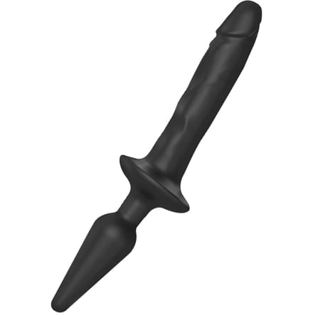 Strap-On-Me - Switch Plug-In - Dildo & Buttplug - Zwart - Maat S