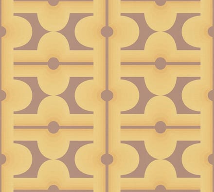 RETRO BEHANG | Grafisch - bruin groen - A.S. Création Retro Chic