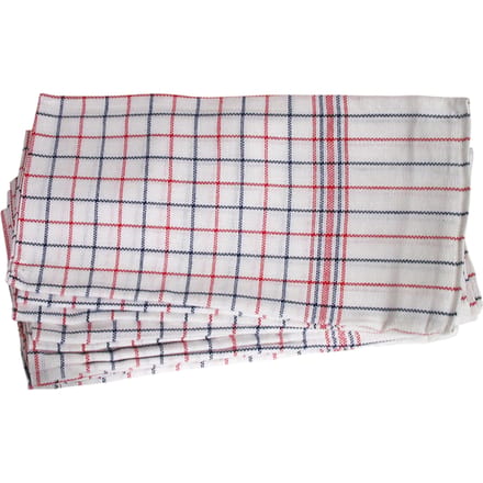 Theedoek Cleaninq nationale ruit 65x65cm 6 stuks