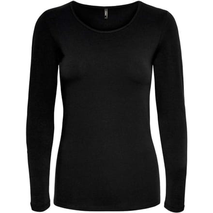 Dames-T-shirt Only Live love life lange mouwen col rond