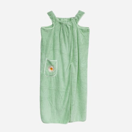 Zoem - Omslagdoek - Sauna - Inclusief haardoek - Badjas - Droogdoek - Mintgroen