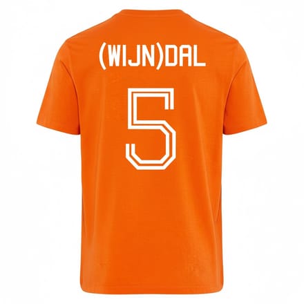 Oranje WK-EK T-shirt (Wijn)dal L