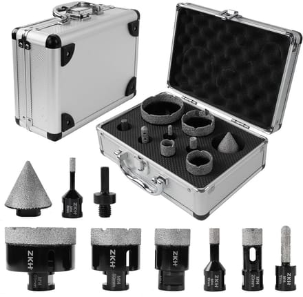 Diamantboor Set 9 Delig voor Tegels en Steen
