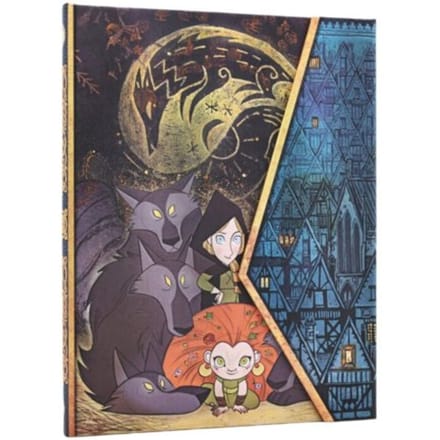 Paperblanks cahier, wolf walkers, hardcover, ultra, blanco