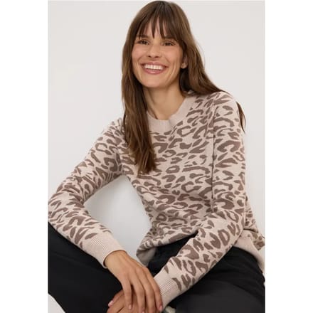 Leo jacquard trui