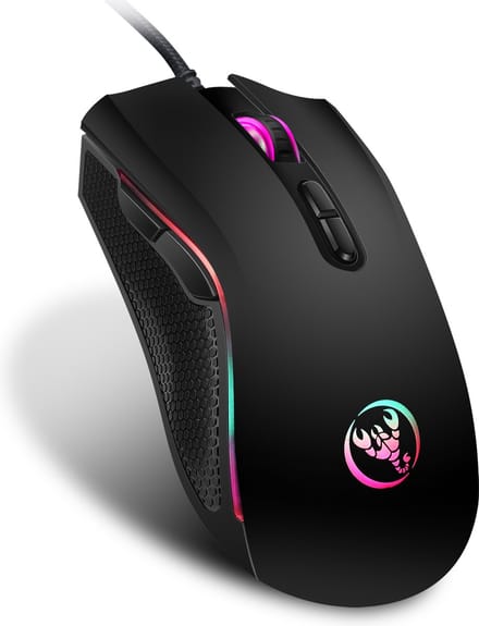 HXSJ PRO Bedrade Gaming Muis A869 - Programmeerbare DPI 3200 - RGB - 125 HZ