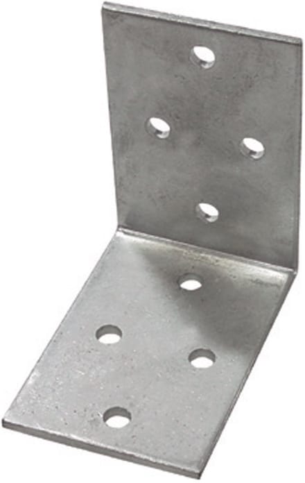 Hoekanker 90° – 60 x 60 x 40 x 2.5 mm – Verzinkt Staal – Hoekverbinder voor Houtconstructies – TOOLTECH