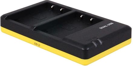 Huismerk Duo oplader voor 2 camera accu's Olympus BLS-5 / BLS-50