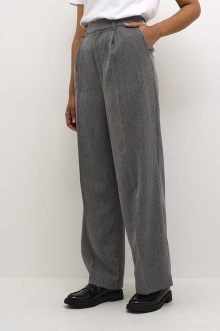 Kaffe KAjosie Wide Pants Dames Broek - Maat 42