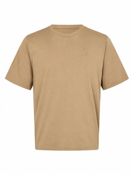 Ami Paris - T-Shirt - Camel (oversized model) - XL