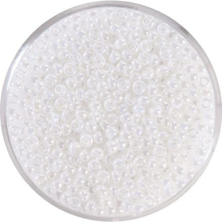 9660-014 Jap. Miyukirocailles - 2,2mm - pearl white - 12 gram