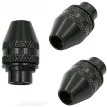 3 stuks zwarte snelspanboorhouder snelwissel voor Dremel Rotary Tool booraccessoires