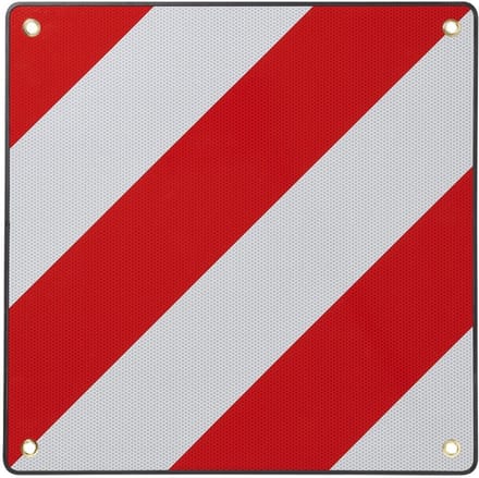 ProPlus Markeringsbord - Aluminium - Reflecterend - 50 x 50 cm - Rood-Wit