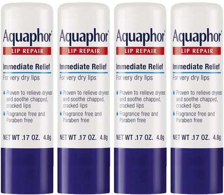 Aquaphor Lip Repair Stick - Lipbeschermer - Hydraterende lippenbalsem 4 stuks